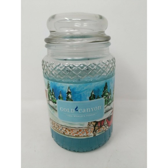 Gold Canyon Candle Sleigh Ride Full Large Size 26 oz Retired Scent Christmas VTG - Picture 1 of 8